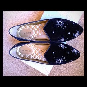 Birdies Heron Velvet Loafer Shoes